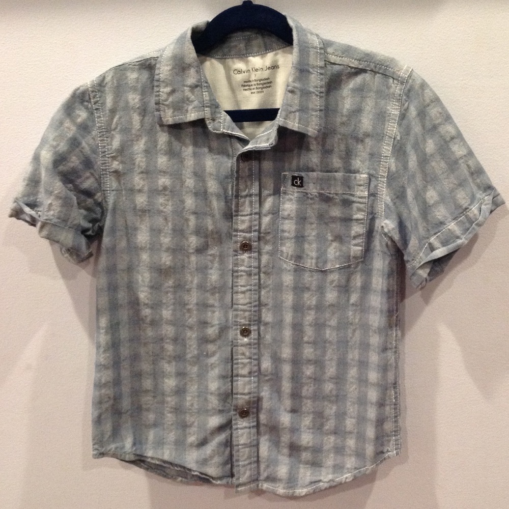 Calvin Klein Boys Button Down Shirt